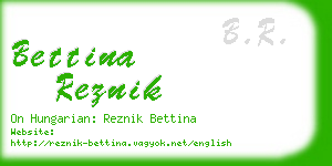 bettina reznik business card